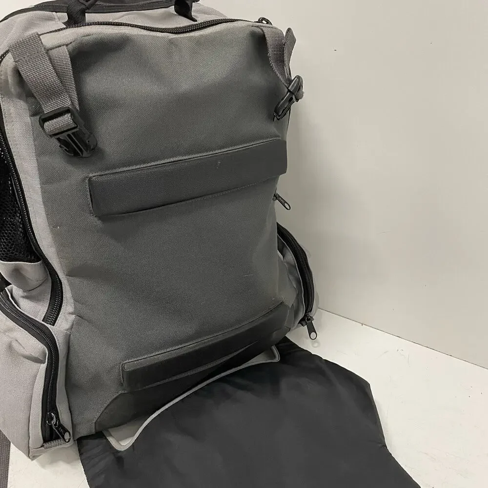 Dakine Recoil Backpack Skateboard Slot Camera Pack Hiking Waist Strap Black Gray